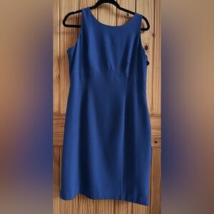 Worthington Sleeveless Navy Blue Dress
